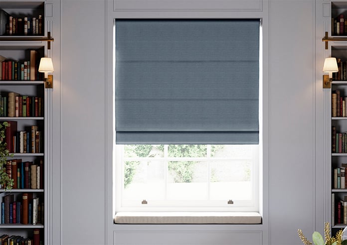 Montierre, Riverstone Blue - Twist&Fit Roman Blind - Image 3